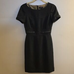Tahari Arthur Levine Dress Curvy Lined Sz 2
